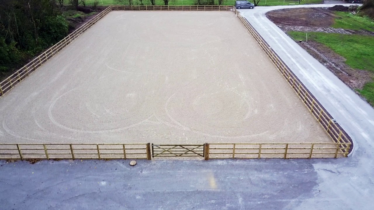 FULL CONSTRUCTION OF A NEW OUTDOOR RIDING ARENA IN CAHIR CO TIPPERARY 60M X 30M