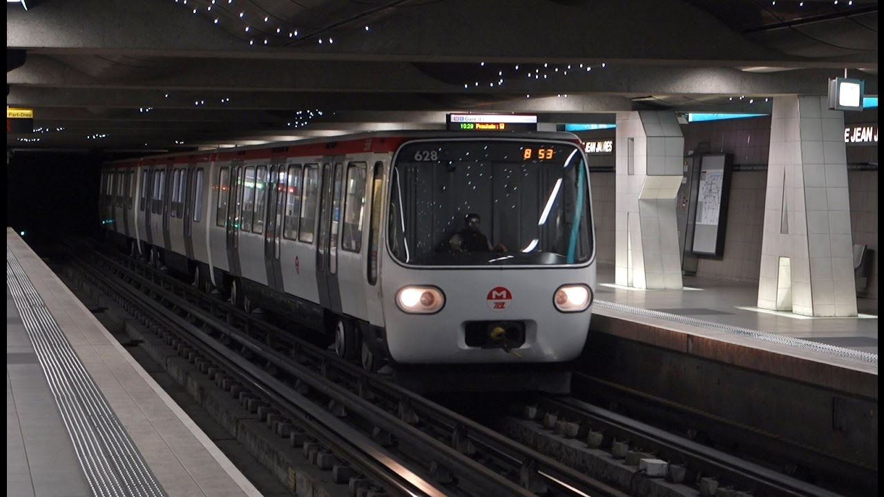 Métro de Lyon - 4 lignes - 4 stations
