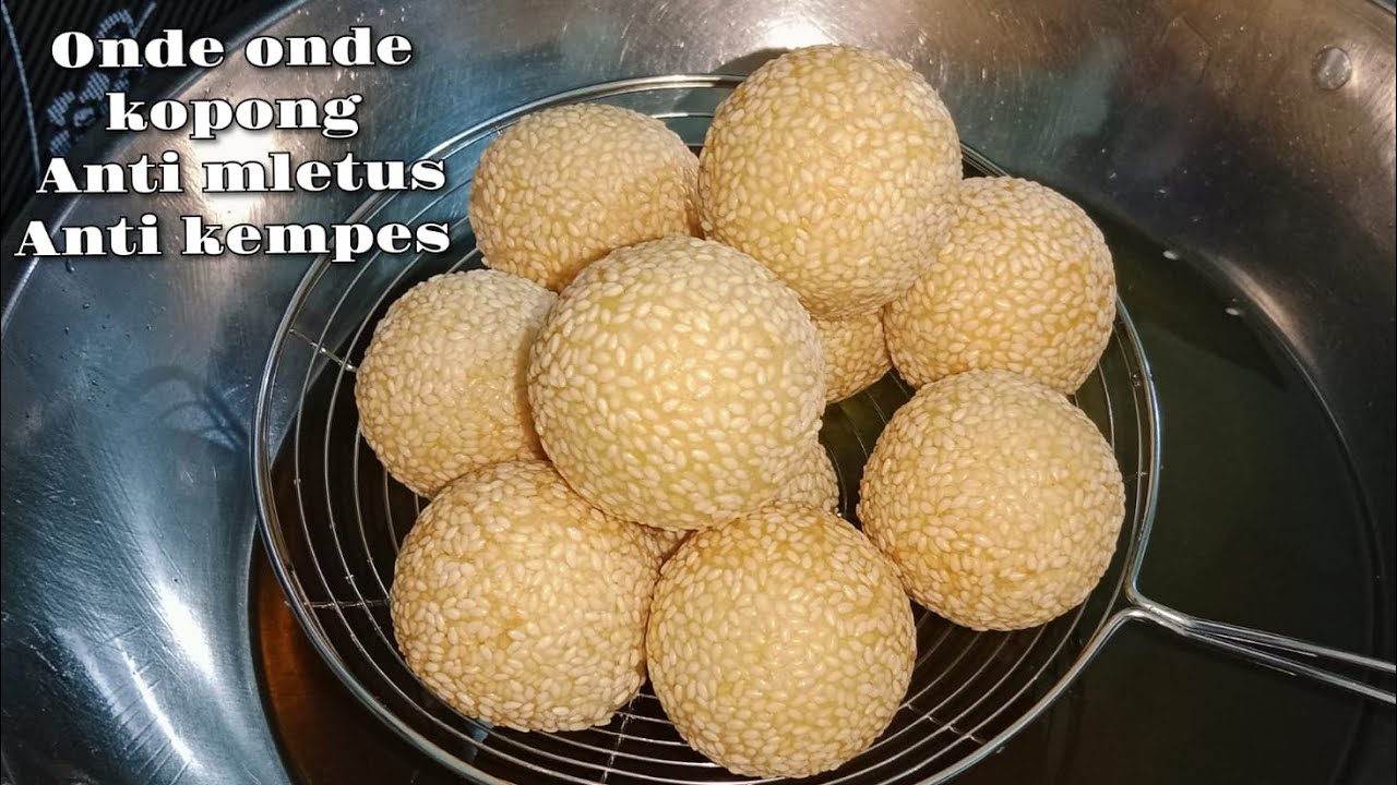 Tips supaya onde onde  tidak meletus, tidak kempes