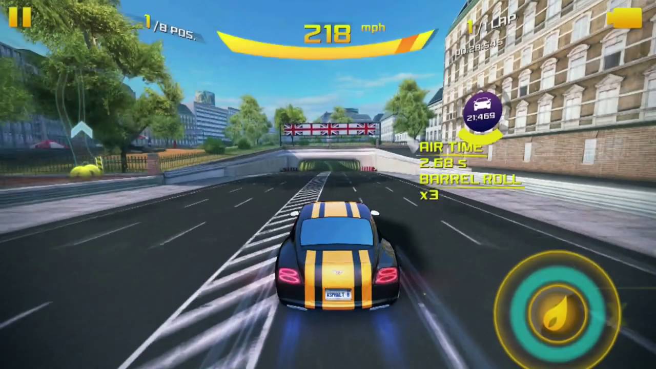 Asphalt 8: Tag Racing Cup 1:12.791 Single Tank (London)
