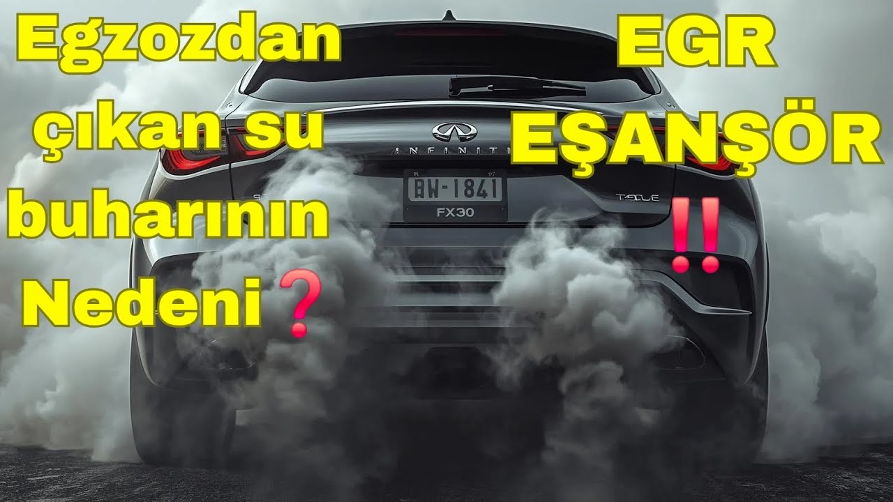 Infiniti FX30 3.0 Dizel Beyaz Duman Sorunu | Eşanjör Çatlağı ve Su Buharı Arızası