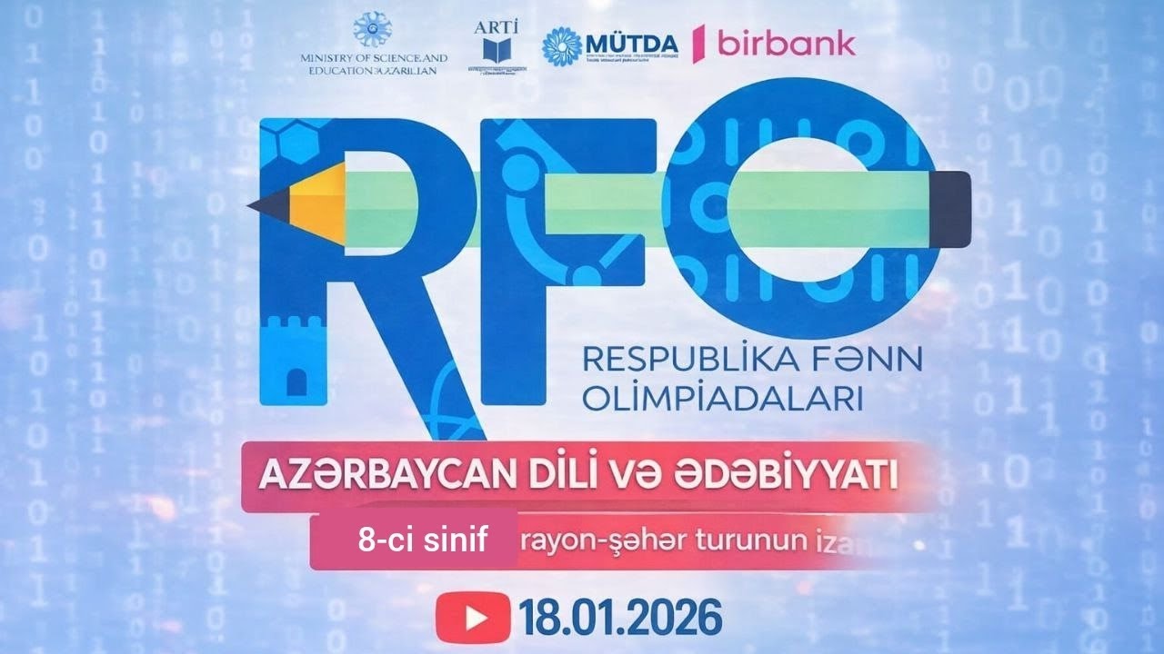 18.01.2026 RFO rayon (şəhər) turu. Azərbaycan dili və ədəbiyyat 8-ci sinif izahı. Heydər Əlizadə.