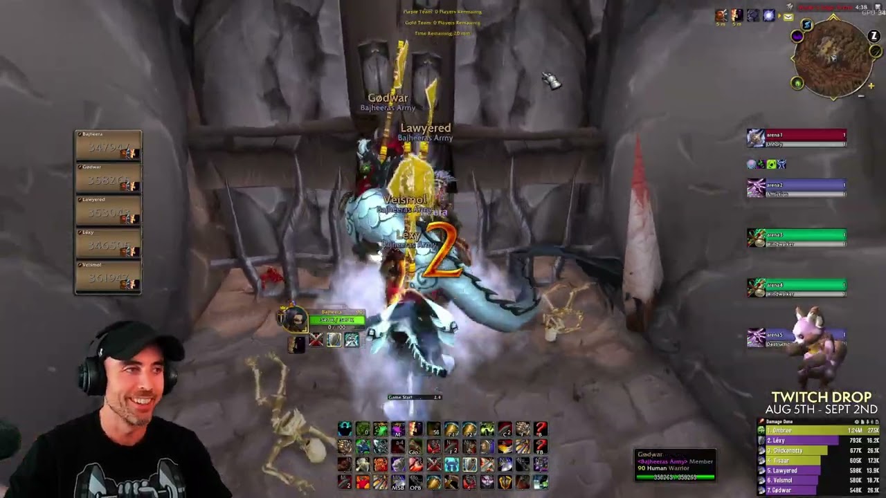 MOP 5-WARRIOR 5v5 ARENA MADNESS - WoW: Mists of Pandaria Classic