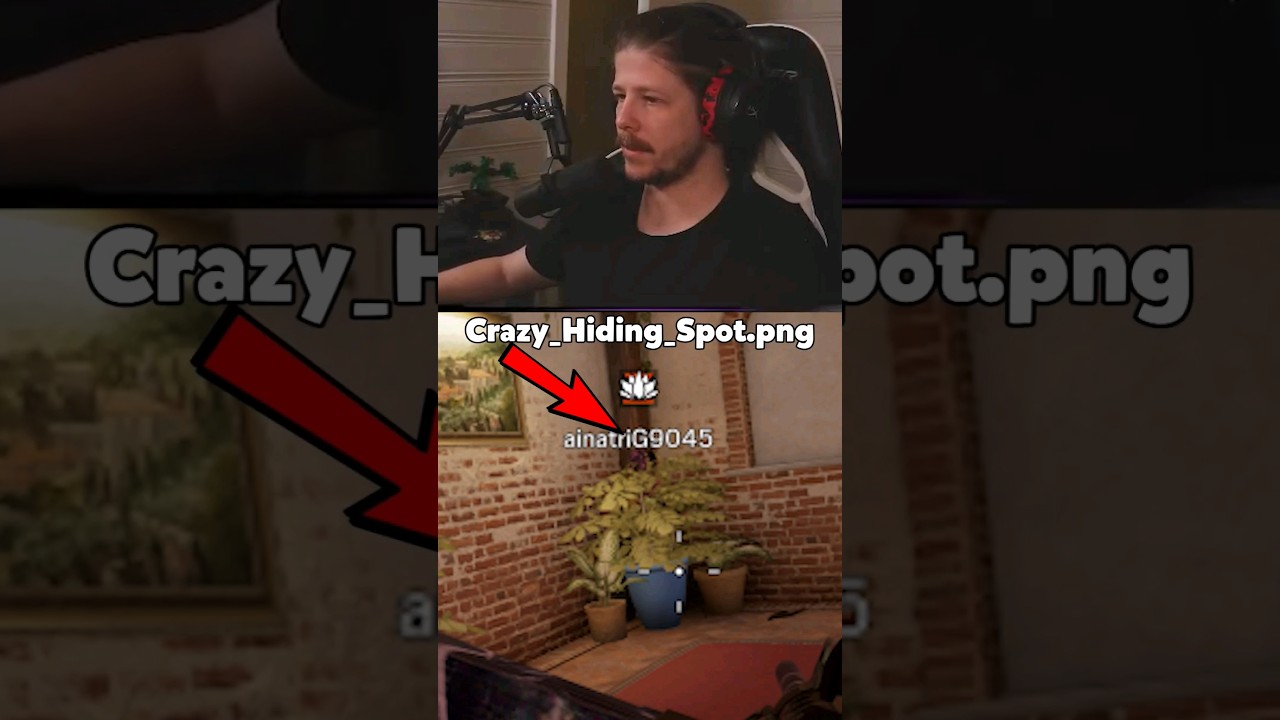 Most CRAZY Hiding Spot On Villa! - #R6 #Shorts