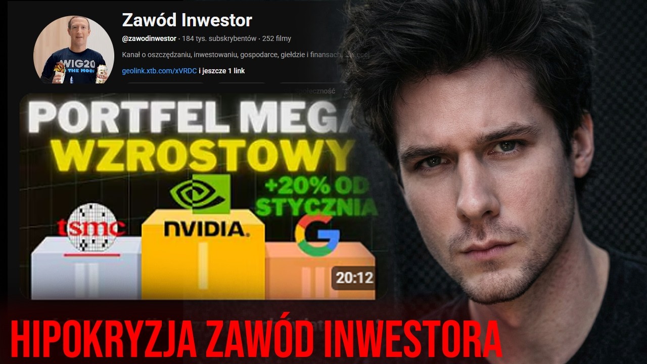 Zawod inwestor wyśmiewa Cymcyka, a ja zaw&oacute;d inwestora.