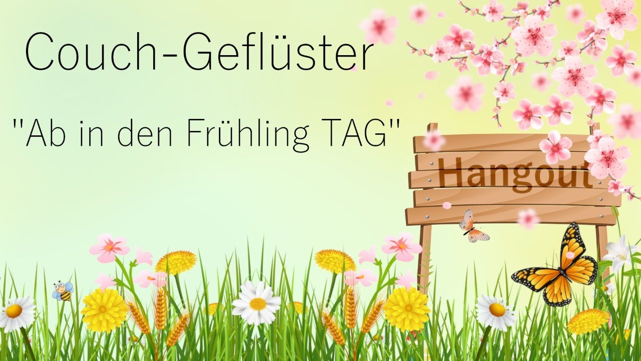 Couch-Geflüster | Ab in den Frühling TAG | Der Buchschnack