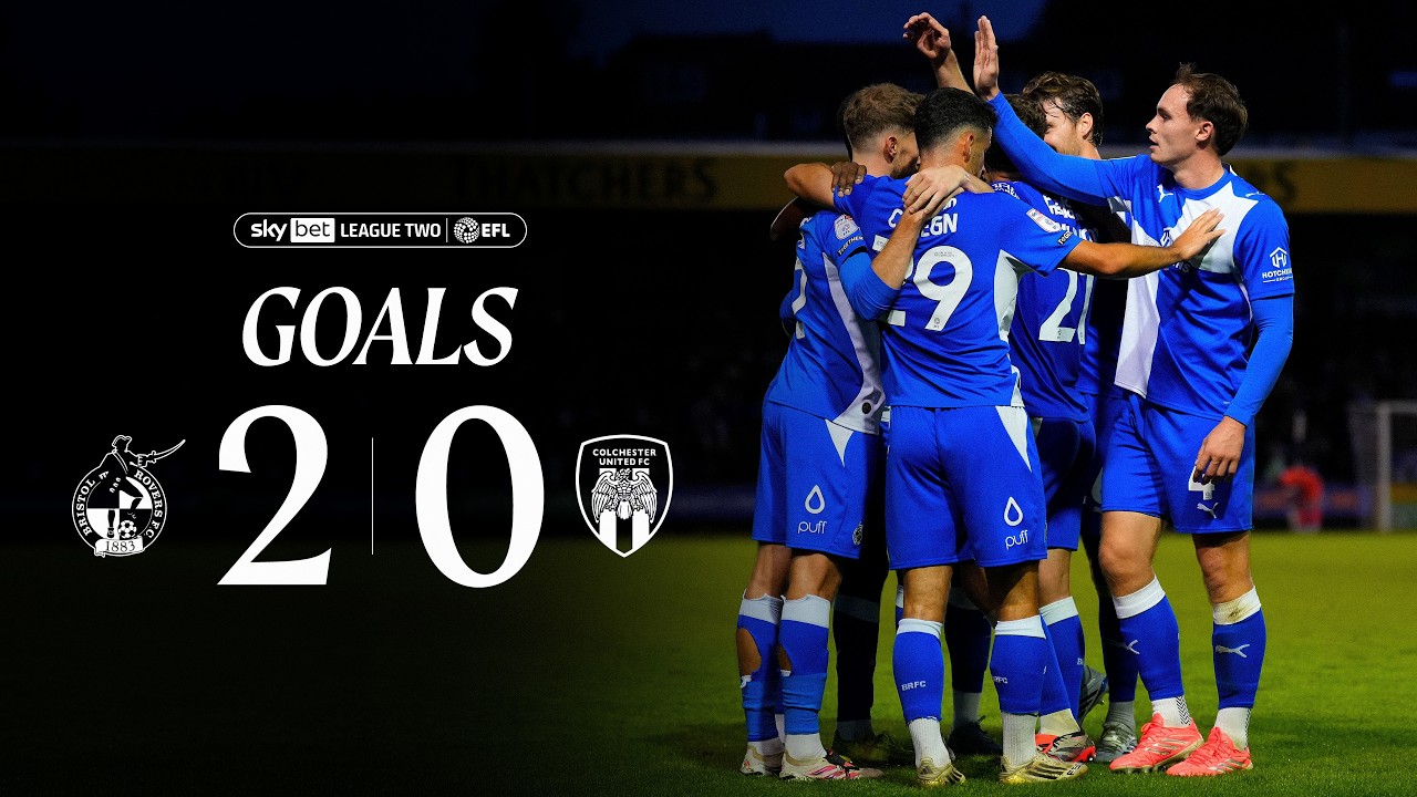 Goals | Bristol Rovers 2-0 Colchester United