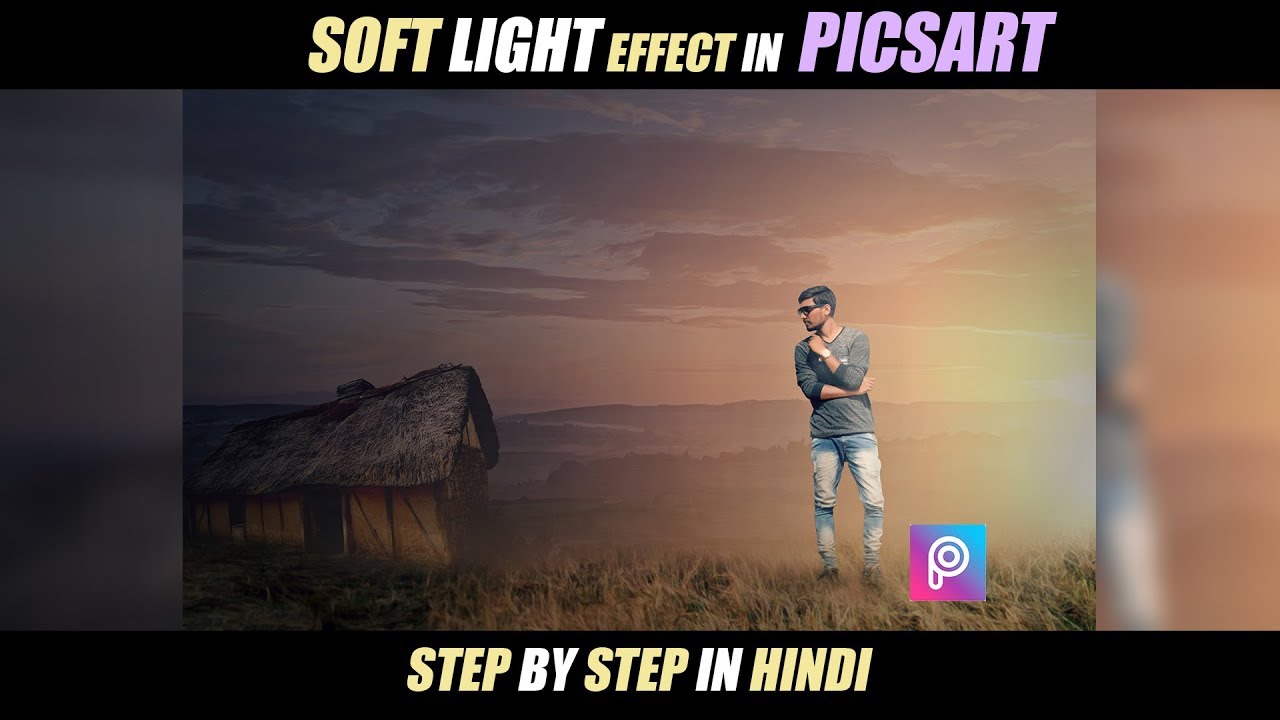 Soft Light Editing in PicsArt | 3 Steps in Hindi | Picsart Tutorial