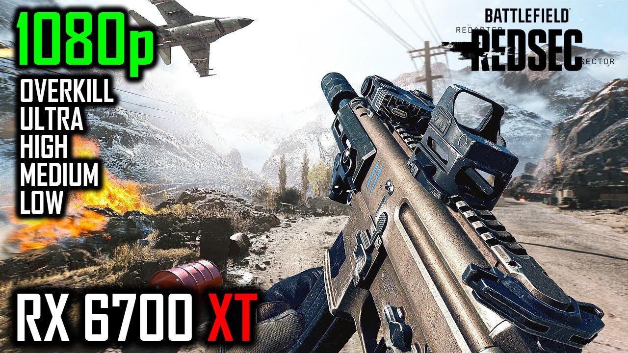 Battlefield 6 REDSEC | RX 6700 XT - 1080p All Settings Tested - Overkill, Ultra, High, Medium, Low