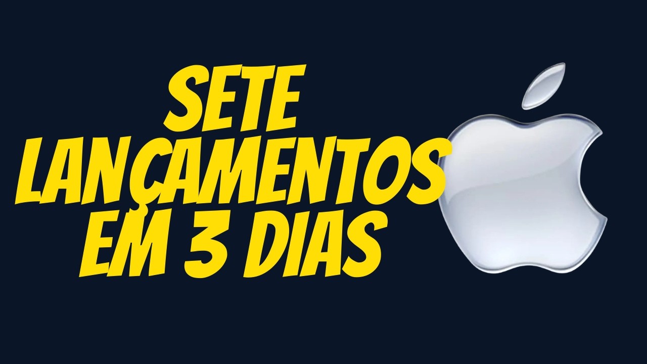 7 PRODUTOS em 3 DIAS! Apple lançou TUDO de uma vez (e a IA também mudou)