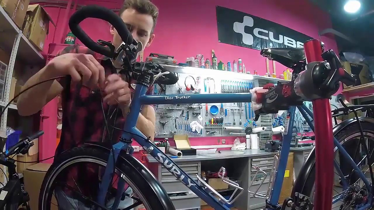 Сборка Surly Disc Trucker часть 7