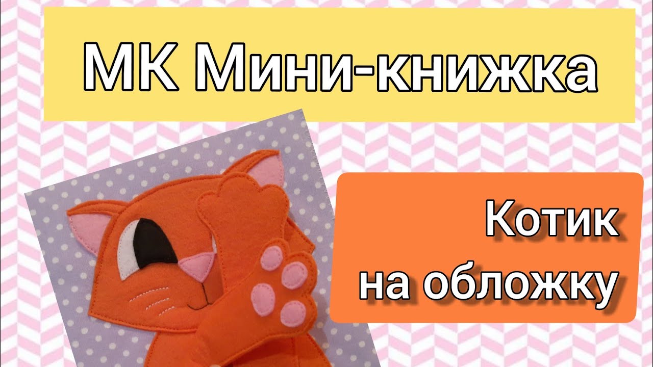 МК Мини-книжка. Котик на обложку