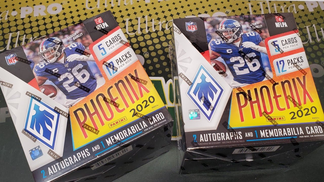 2020 Panini Phoenix Football 2 Hobby Box Opening! Nice Boxes! 6 Hits!