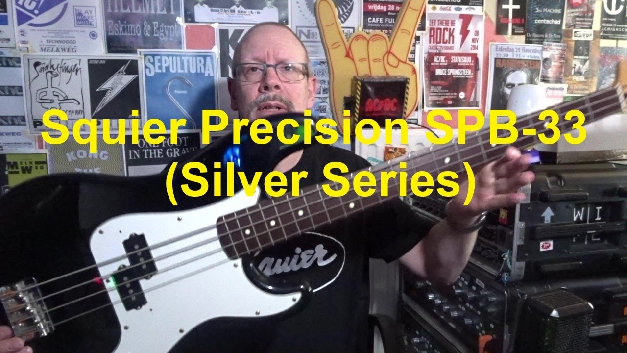 Me and my Bass - Squier Precision SPB-33 (The Silver Series)