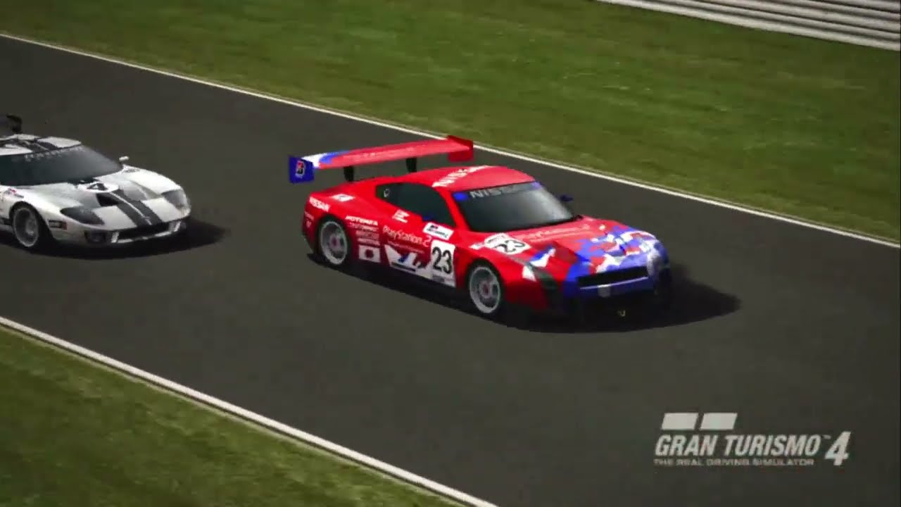 Nissan GT R Concept LM Race Car '02 at the Suzuka Circuit | Gran Turismo 4 (USA)