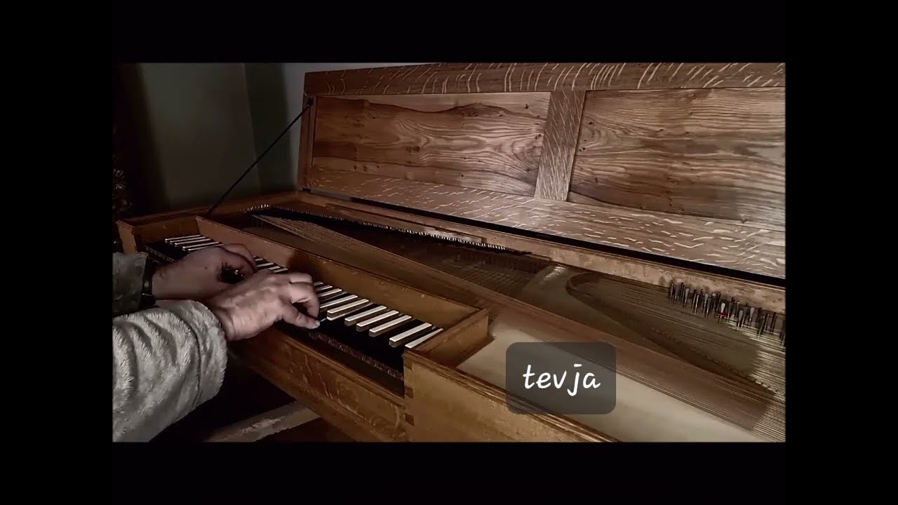 Clavichord nach Friederici. Gebaut und gespielt von tevja.