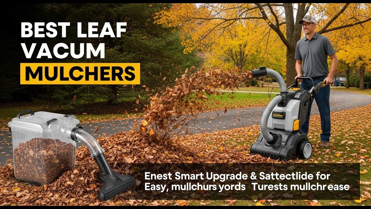 TOP 5 Best Leaf Vacuum Mulchers 2026 | Leaf Vacuum Mulchers That Make Yard Cleanup Super Easy