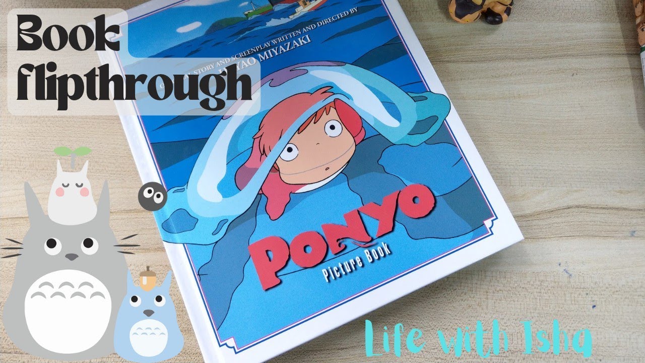 Ponyo Picture Book. Full Book #flipthrough. Based on original screenplay written by #hayaomiyazaki