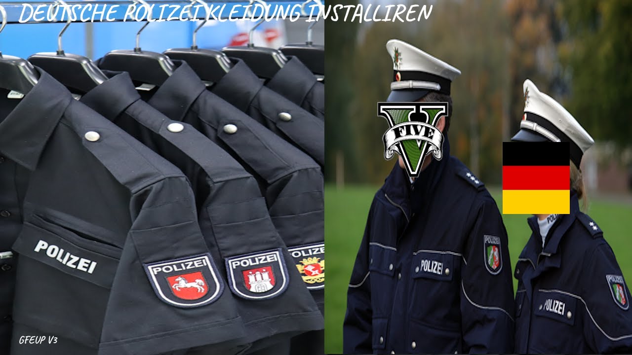 Deutsche Polizei Kleidung Installieren |#gta5 #lspdfr