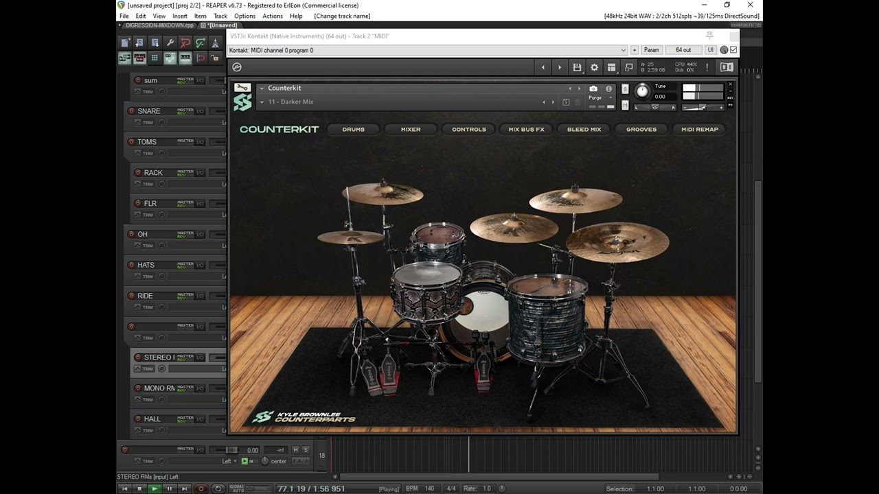 Digression - Counterparts (Soundblind Drums / Counterkit)