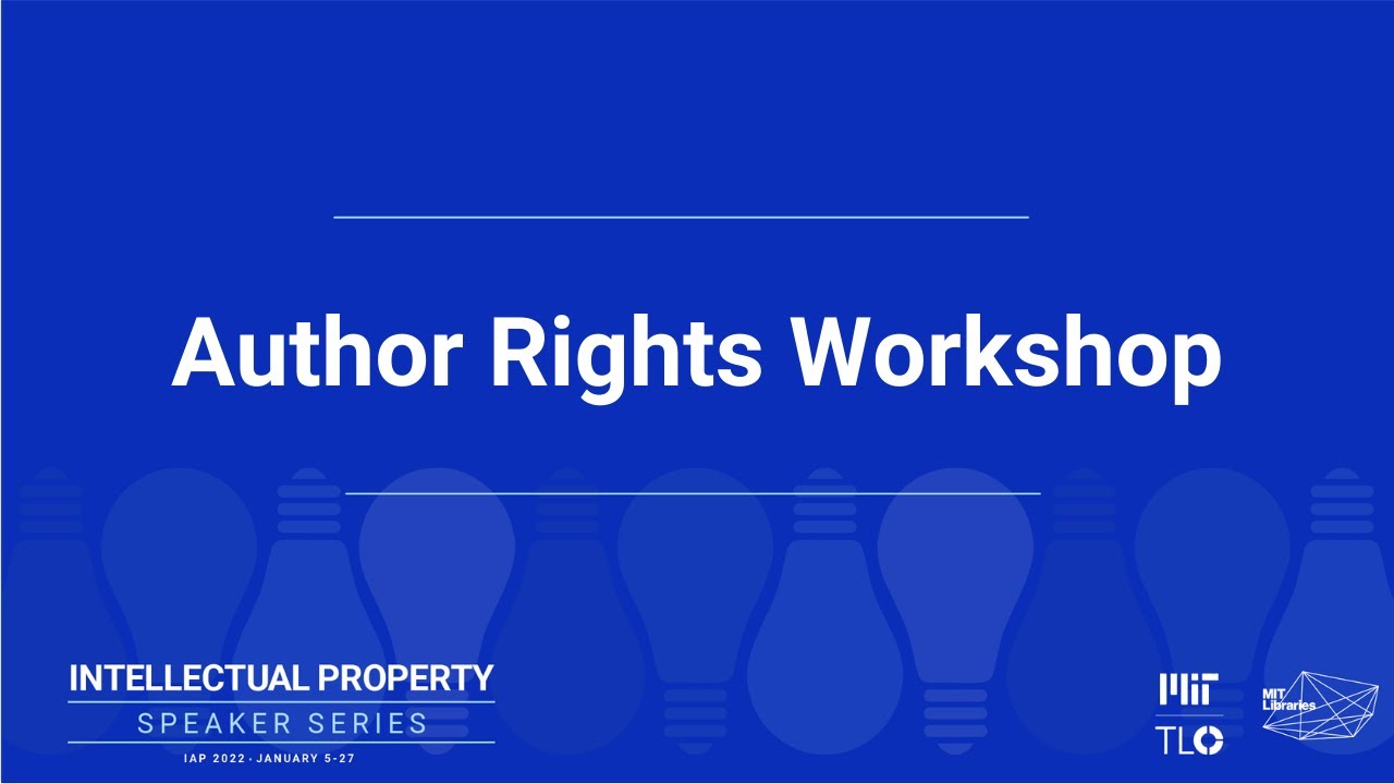 Author Rights Workshop