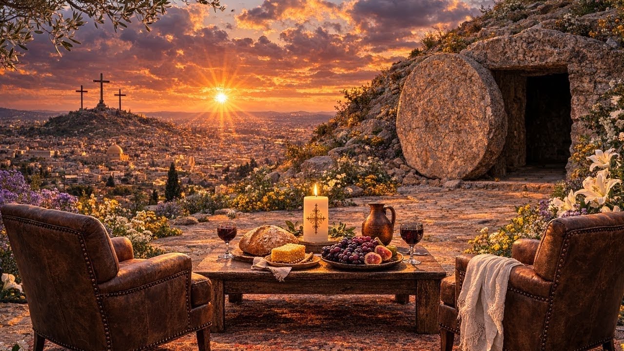Sacred Easter Ambience with Traditional Christian Music for Prayer, Worship, Meditation and Sleep.✝️