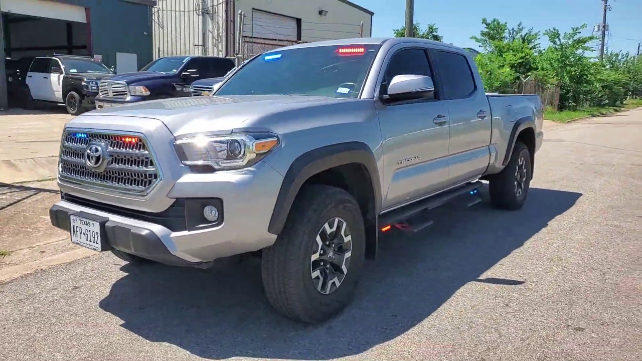 Toyota Tacoma Feniex Police Lights by EFS Houston Emergency Fleet Service