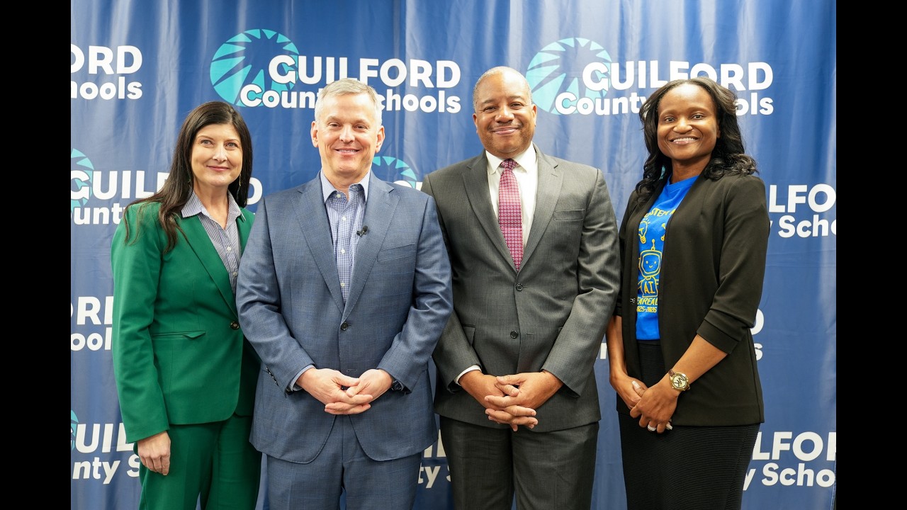 NC Governor Josh Stein and NC Superintendent Mo Green Visit Bluford STEM Academy.