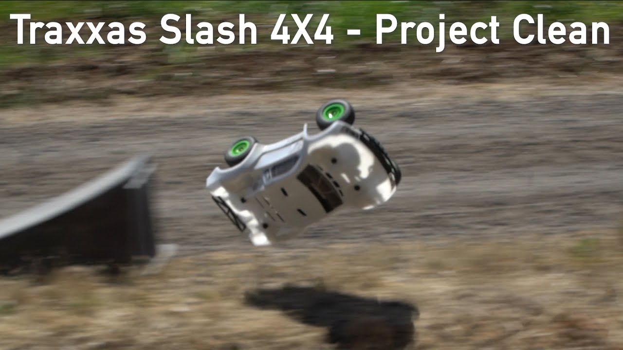 Traxxas Slash 4x4 Protection & R/C Barrel Roll - Dusty Motors, Scorched Parts, Proline Bash Armor