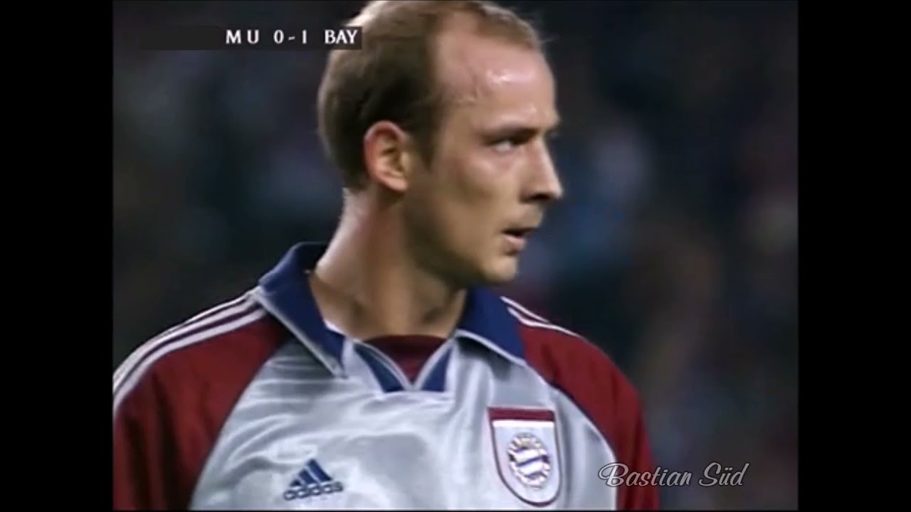 Mario Basler vs Manchester United in the 1999 Champions League Final