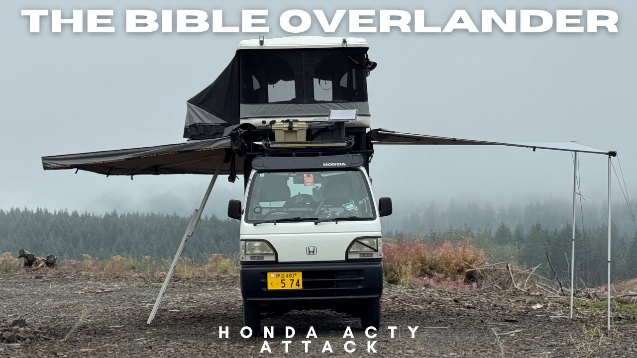 Honda Acty Attack Kei Truck Overland Build | The Bible Overlander Project