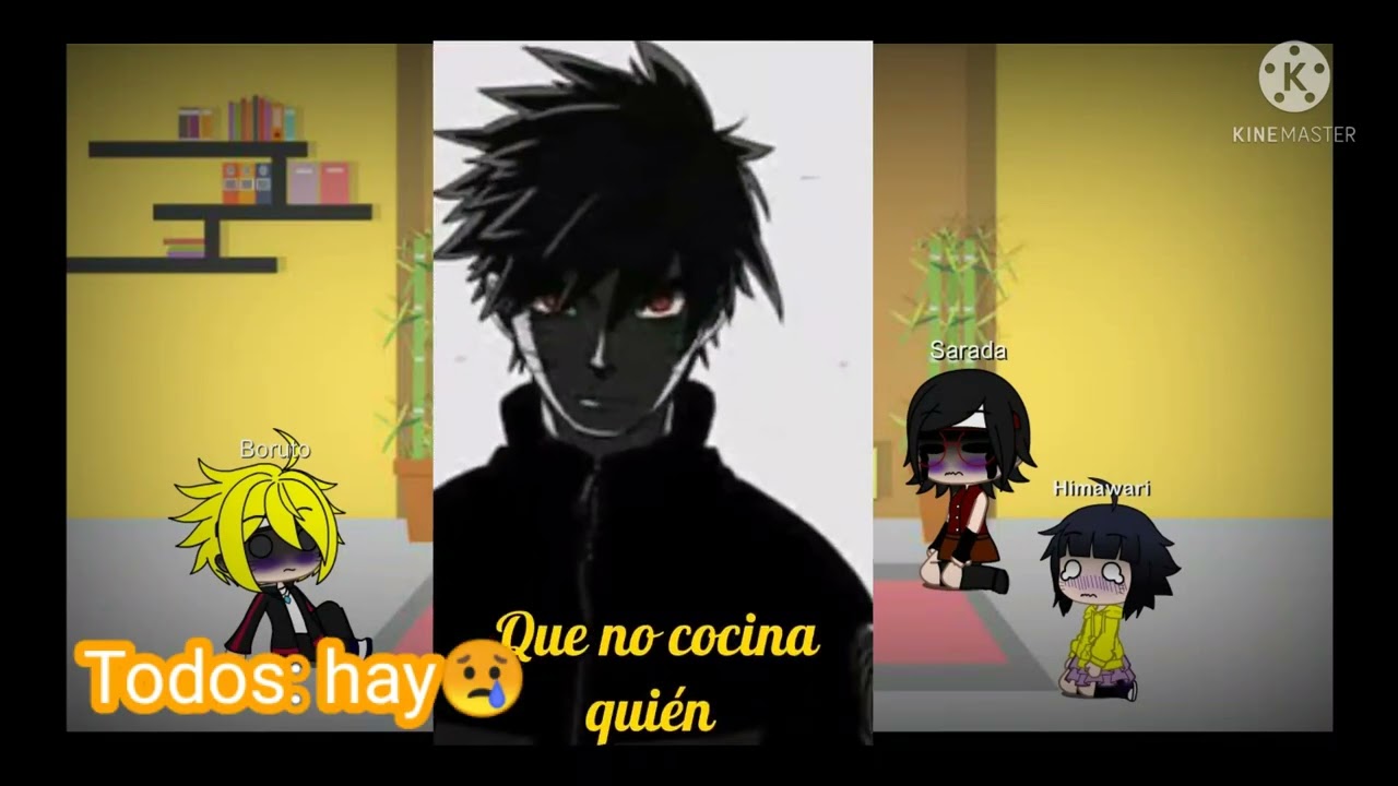 Bruto, Sarada y Himawari reaccionan al 🧡