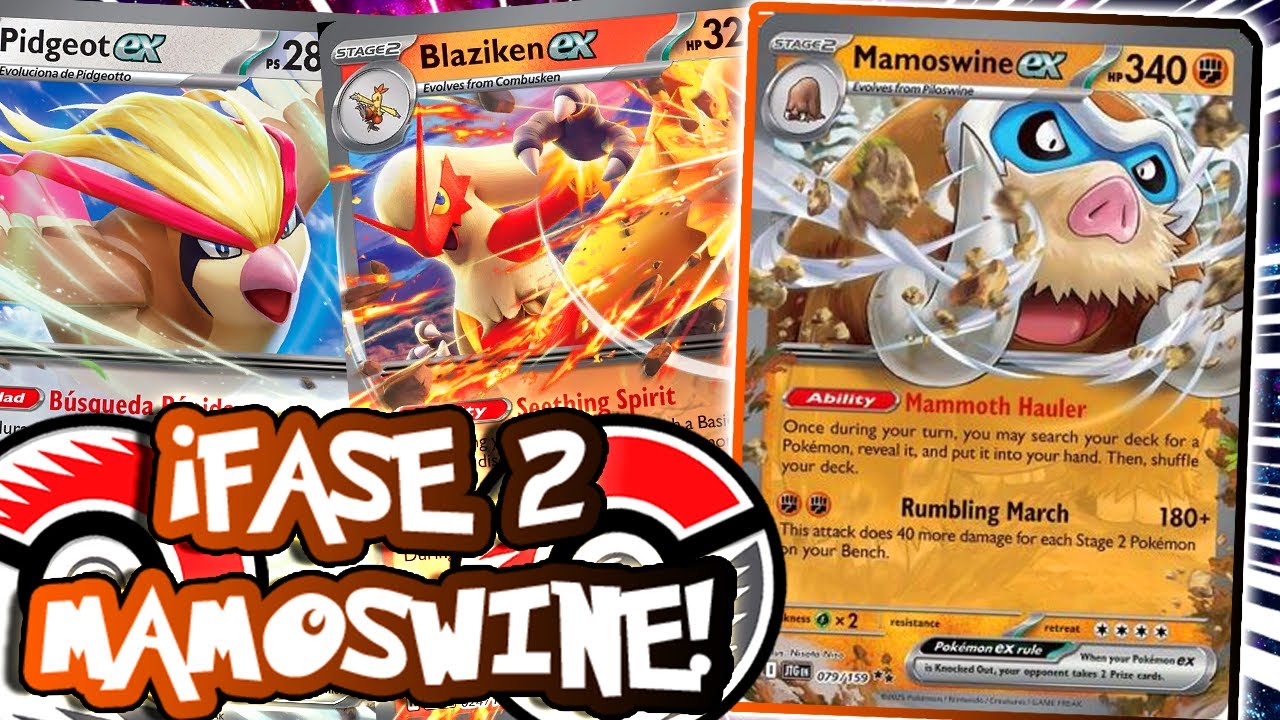 &iexcl;MAMOSWINE EX PEGA COMO UN CAMI&Oacute;N! 💥🔥 | Pok&eacute;mon TCG Gameplay