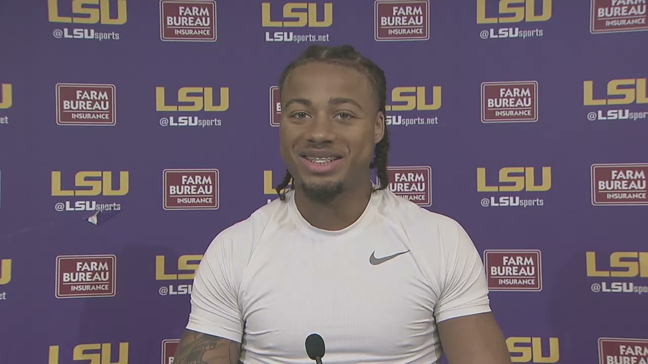 Watch LSU's Derek Stingley Jr.'s first press conference of 2021 season after Central Michigan
