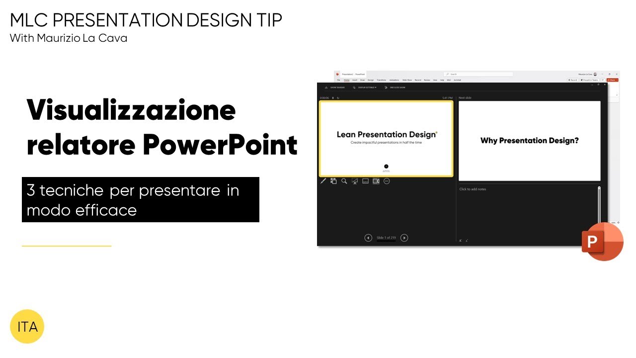 Visualizzazione relatore di PowerPoint: tutorial completo