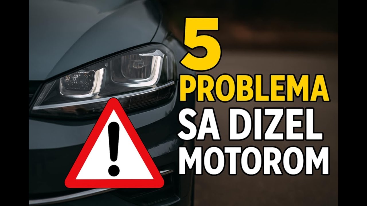 NAJVEĆI KVAROVI DIZEL MOTORA KOJI VAS MOGU SKUPO KOŠTATI !