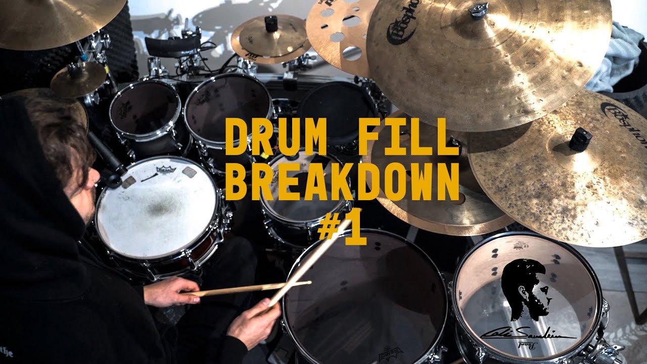 Quick Drum Lesson | Drum Fill Breakdown #1 | A Quick Stacker Chop