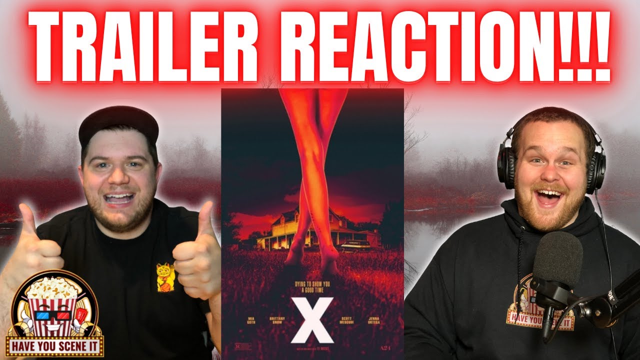X TRAILER REACTION!!! | A24 | Ti West | Mia Goth | Brittany Snow | Jenna Ortega | Kid Cudi |