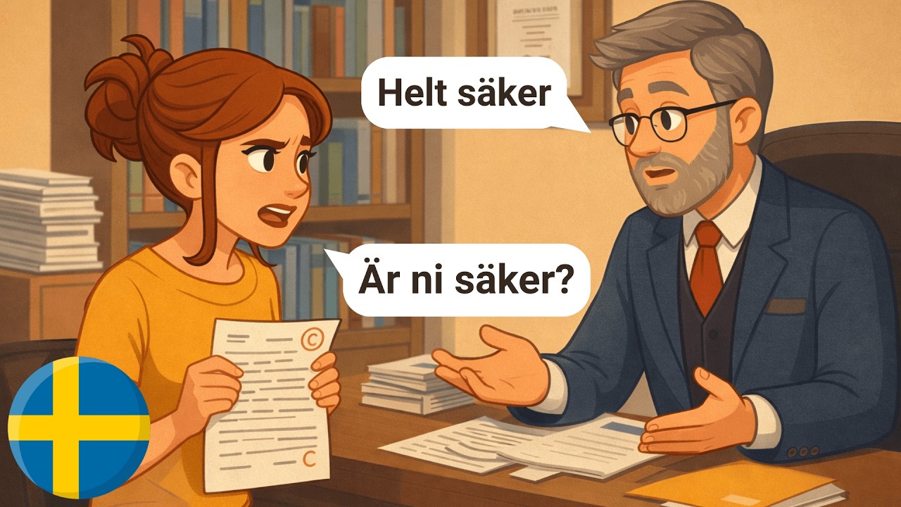 Learn Swedish A1-A2 for Beginners (With Subtitles) | Student Life Dialogues