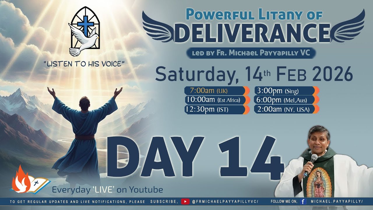 Listen to His Voice - Powerful Litany of Deliverance - Day 14