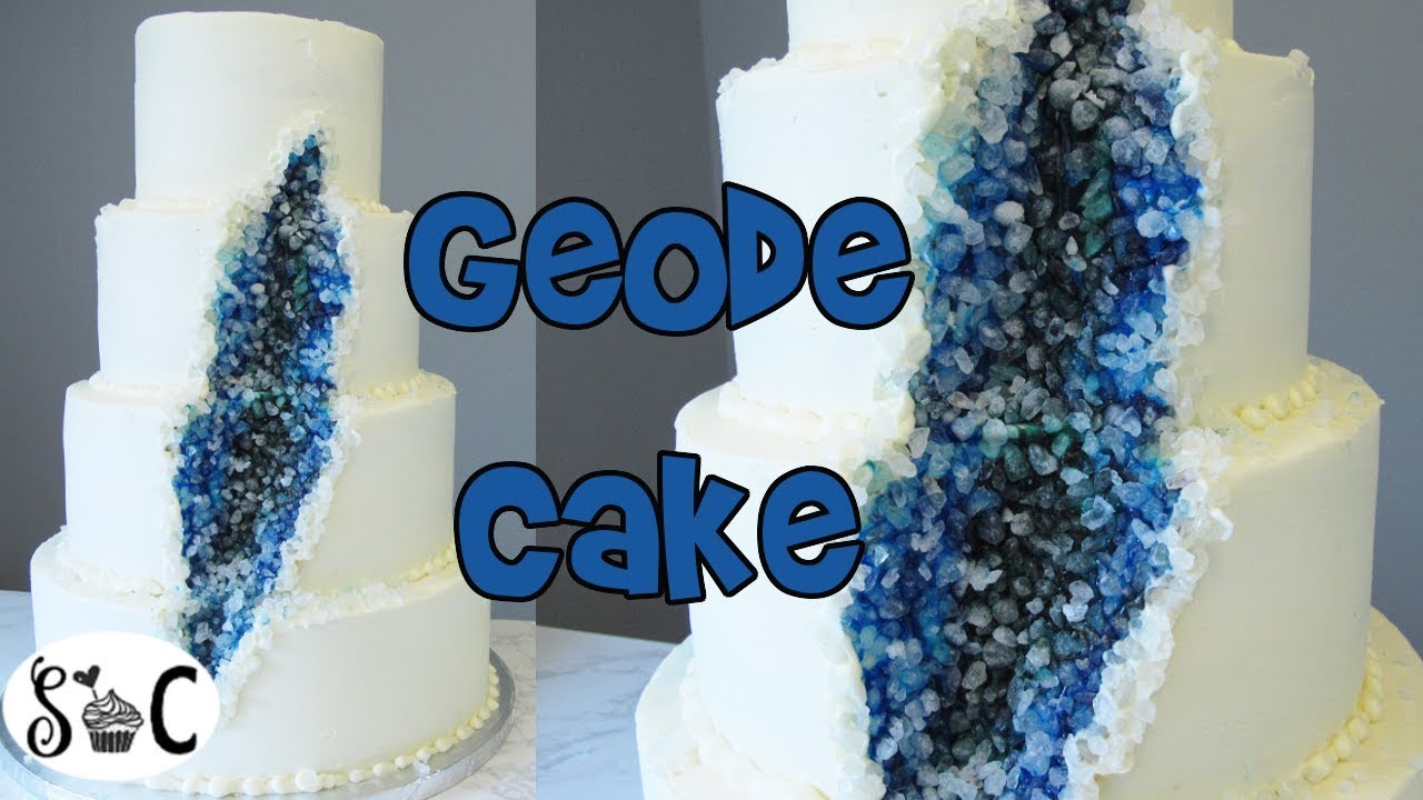 How to Make a GEODE CAKE (Geode Wedding Cake) | Sweetwater Cakes