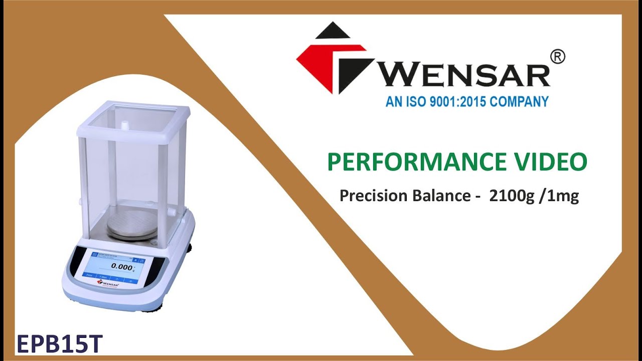 EPB15T - Performance Video of Precision Balance