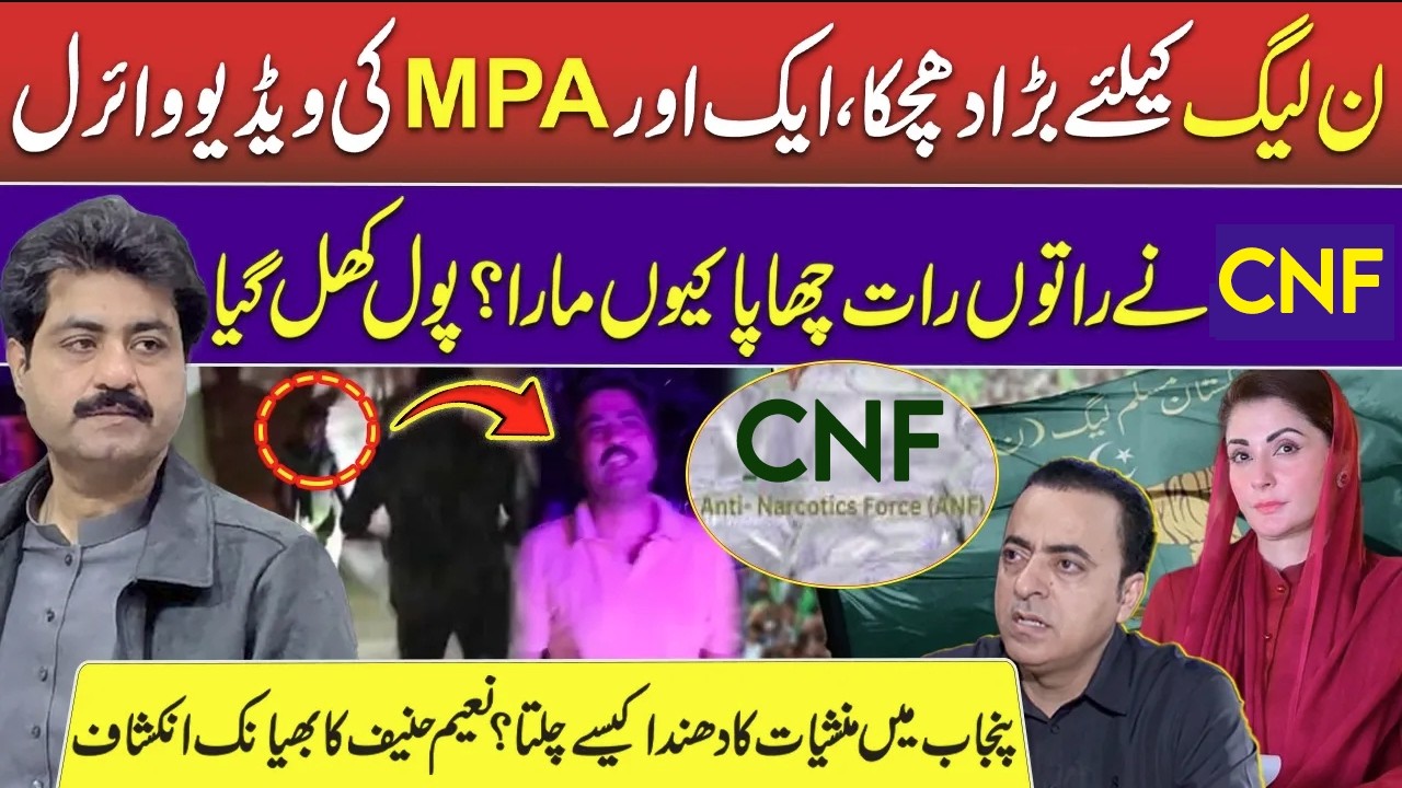 PMLN MPA Video Viral | Why Anti Narcotics Force Raid at Night? | How Drug Network Operate in Punjab?