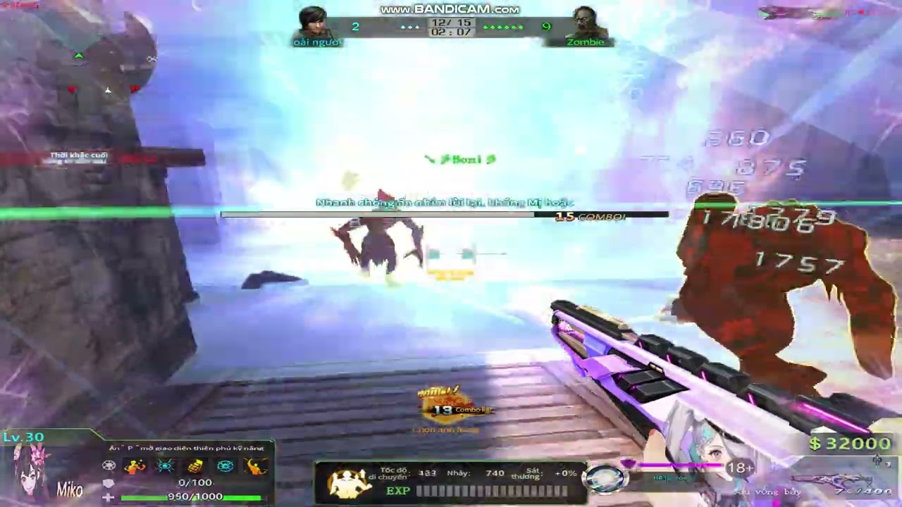 Truy Kích - Battle Teams: Trải nghiệm Rainbow Pistol với mode zombie 2D