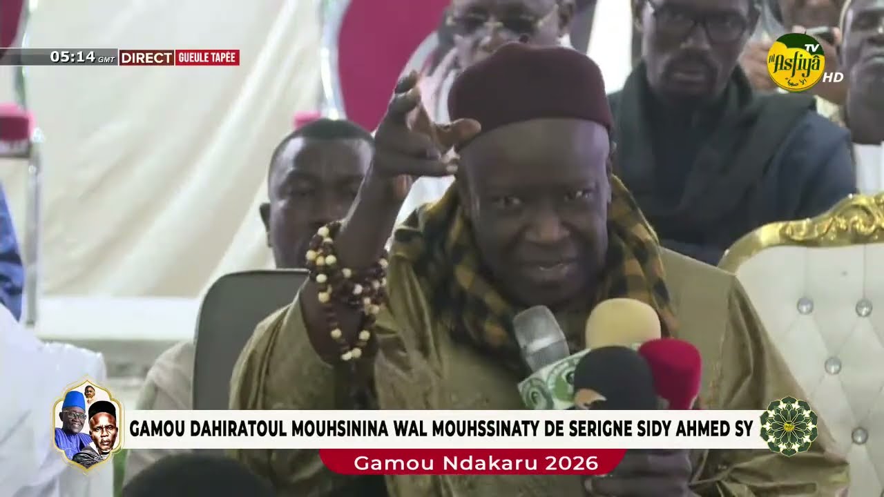 GAMOU NDAKARU CAUSERIE DE SERIGNE MANSOUR SY DJAMIL