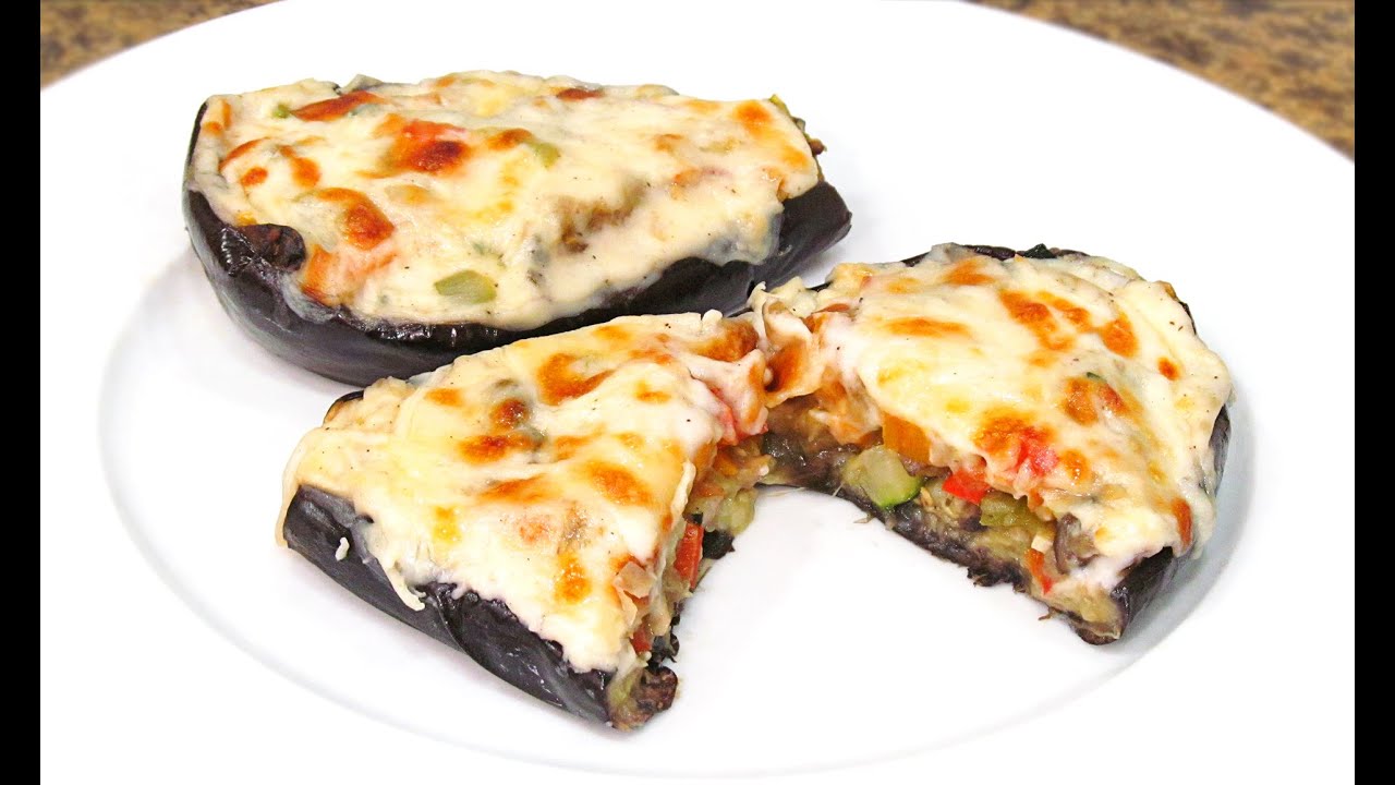 Cómo hacer Berenjenas Rellenas de Verduras | Receta Fácil!