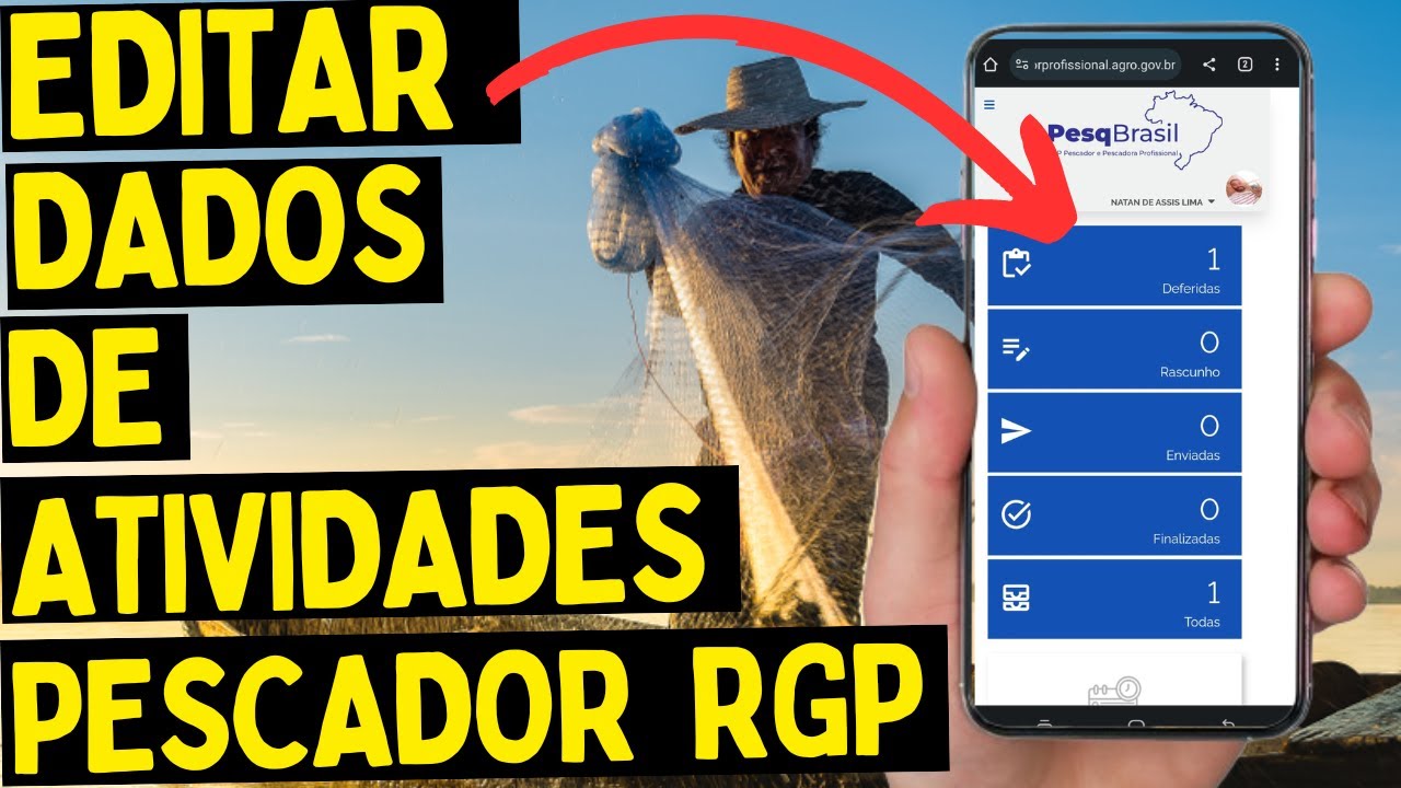 EDITAR DADOS DA ATIVIDADE PESCADOR