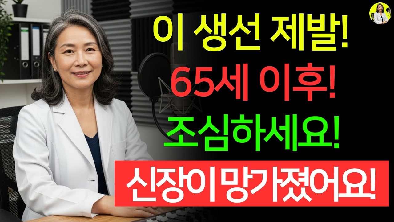 이 생선을 드시면 콩팥 노화가 급격히 빨라집니다! 신장을 먼저 망치는 위험한 생선 TOP4 | 전문의 경고 | 신장건강 | 시니어건강 | 노인건강습관 | 건강정보