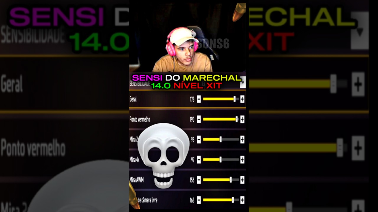 SENSI MARECHAL NOVA ATUALIZA&Ccedil;&Atilde;O! #sensi #sensibiliSENSIdadefreefire #freefire #shorts #melhordpi