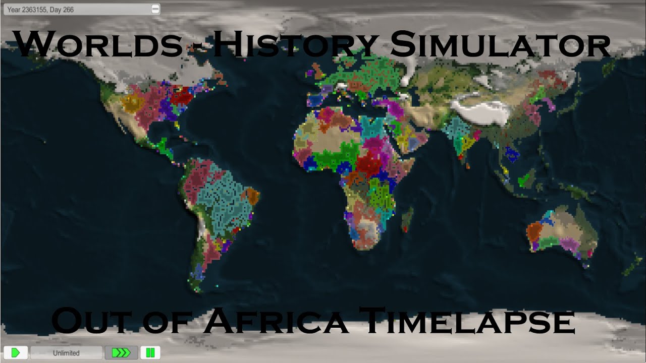 World's - History simulator civilization in Africa timelapse